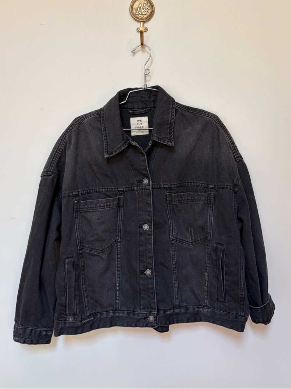 NWOT Free People We The Free Opal Swing Denim Jacket Size Small - Picture 4 of 16